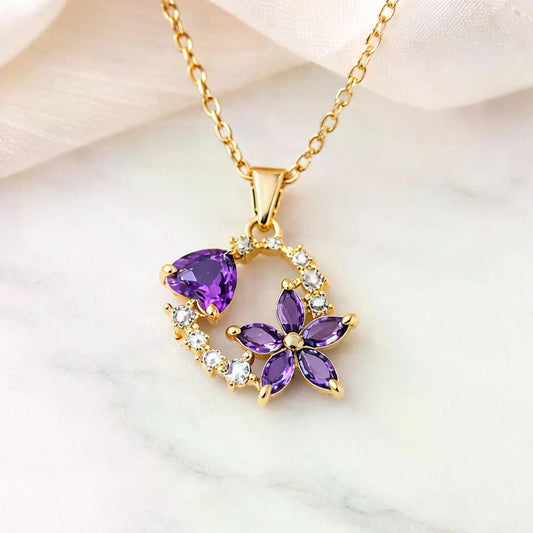 Collana cuore di primavera